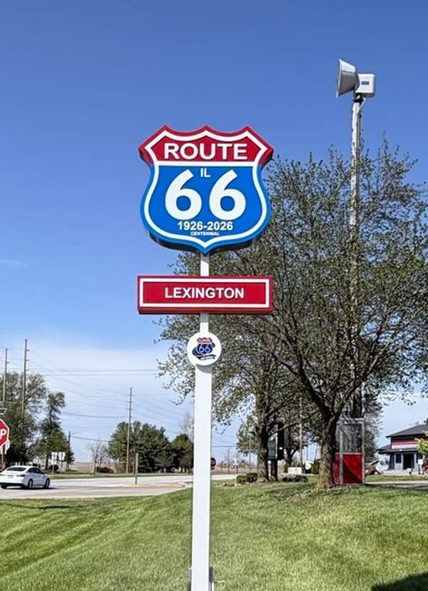 Lexington, Illinois Route 66 Centennial Monument